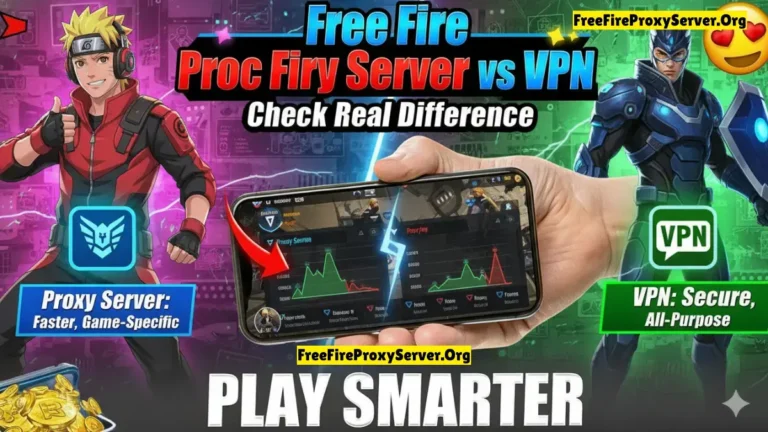 Free Fire Proxy Server vs VPN: What’s the Real Difference?